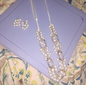 Necklace and earrings
